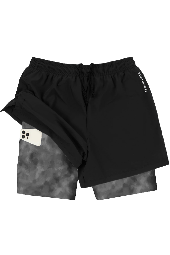 BOATHOUSE Men's Double Layer Training Shorts — 2