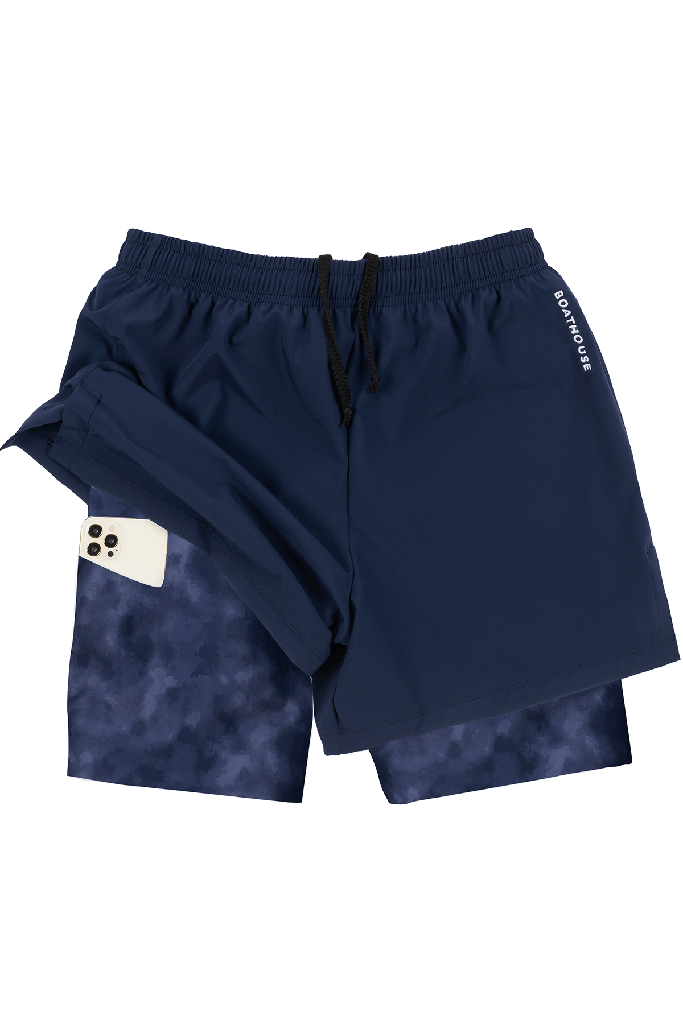 BOATHOUSE Men's Double Layer Training Shorts — 5