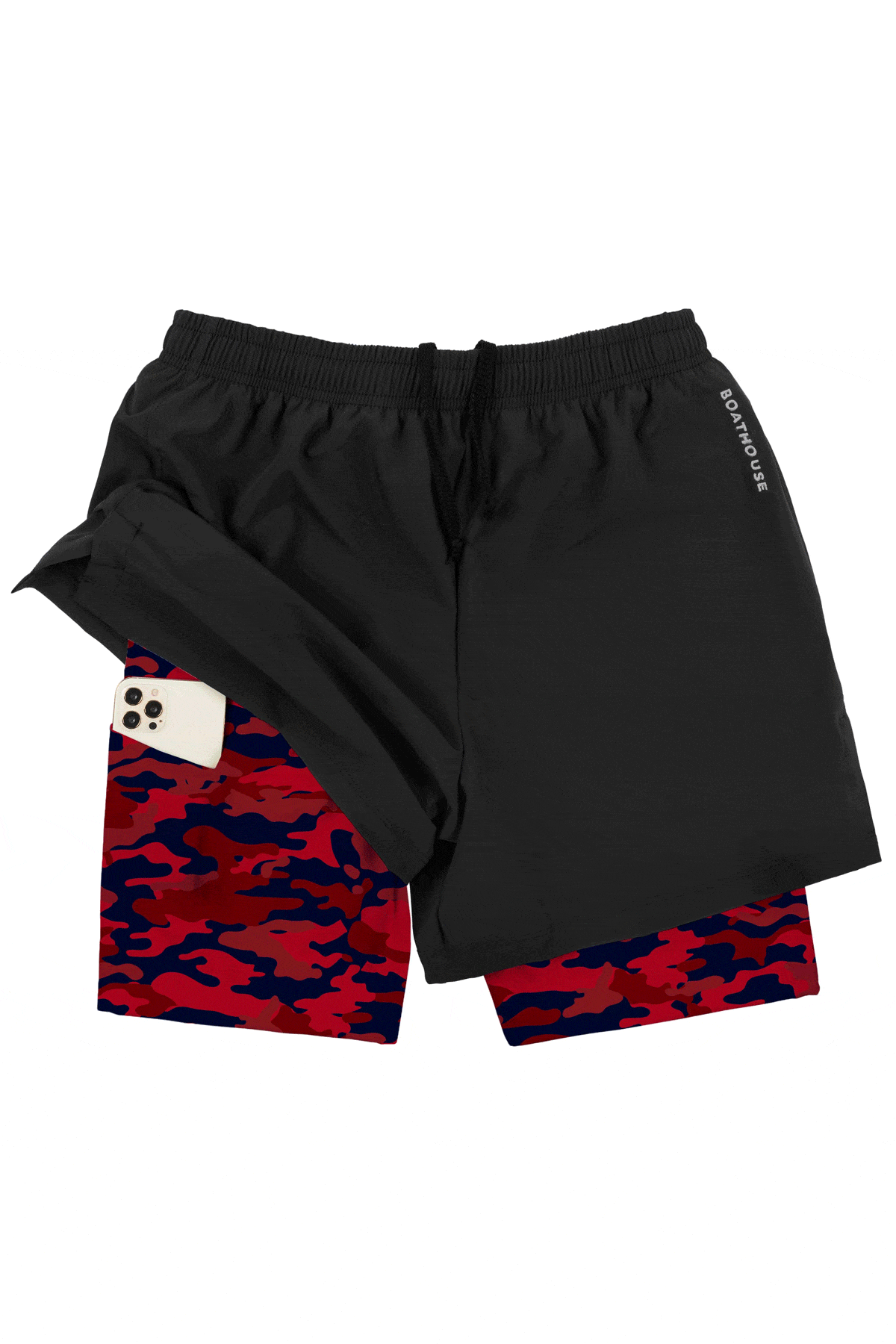 BOATHOUSE Men's Double Layer Training Shorts — 9