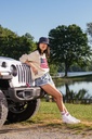 Unisex American Flag Knit Crew — 3