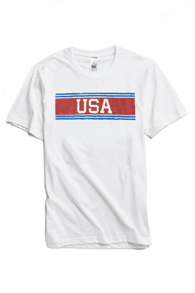 Unisex All-American Cotton Short Sleeve Tee — 1