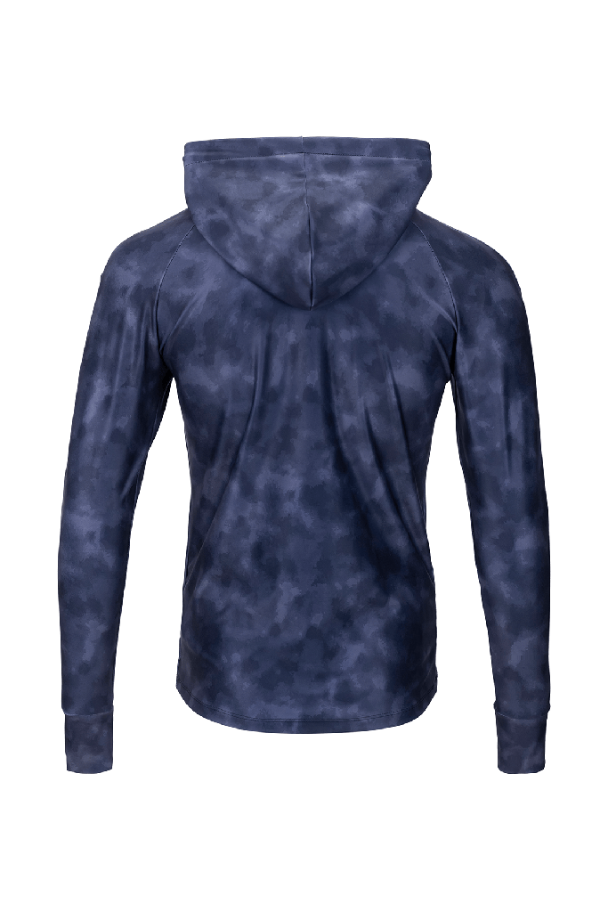 BOATHOUSE Men's 215 Printed Hooded Compression Top — 3