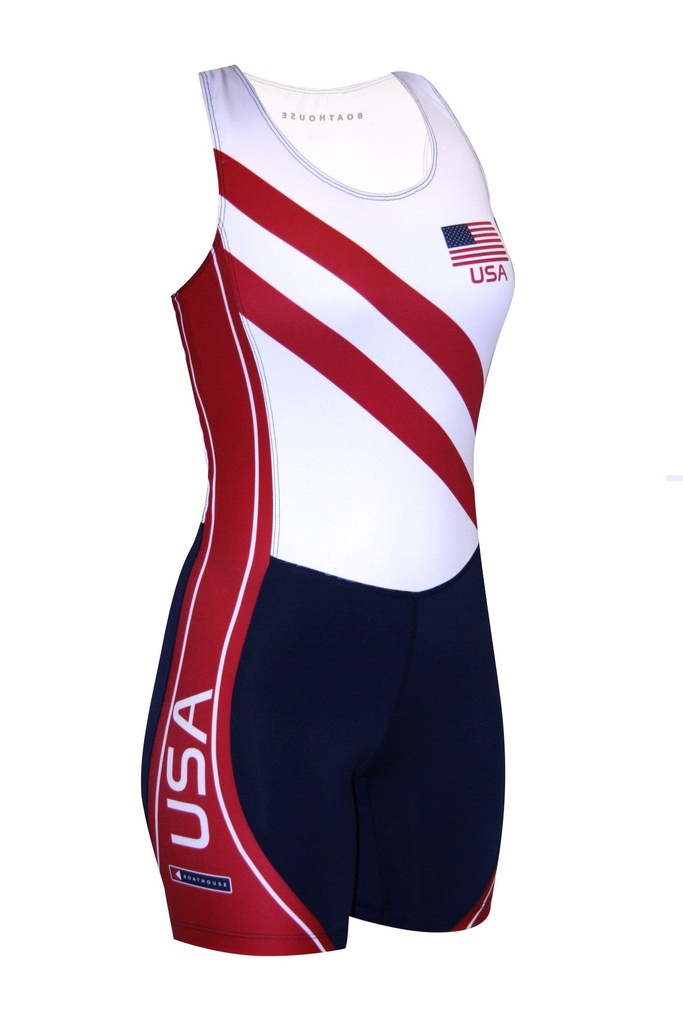 Women's USA Double Stripe Pinnacle II Unisuit — 2