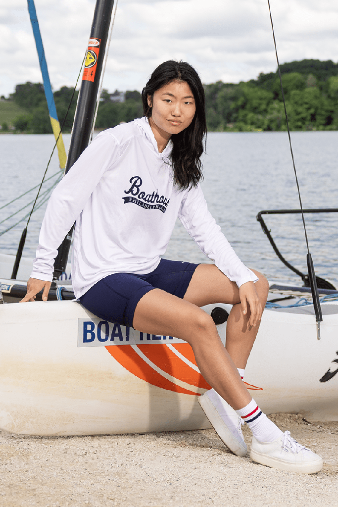 Unisex UV Protection Boathouse Long Sleeve Hoodie — 2