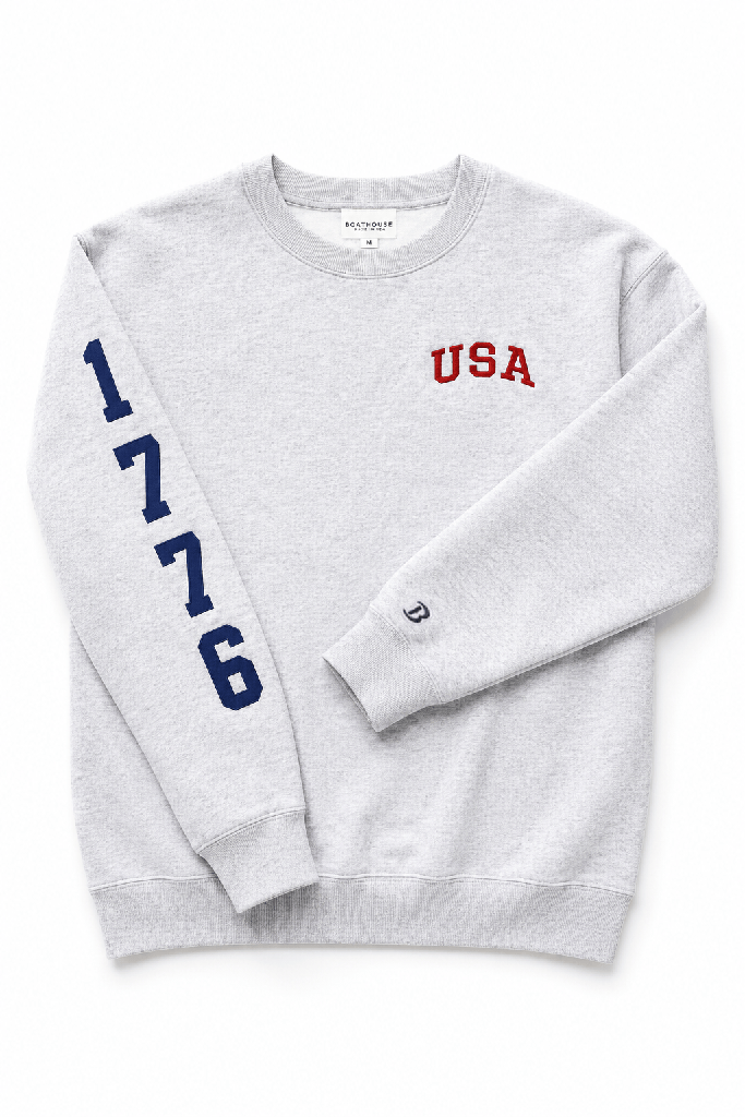 BOATHOUSE USA 1776 COTTON CREW — 1