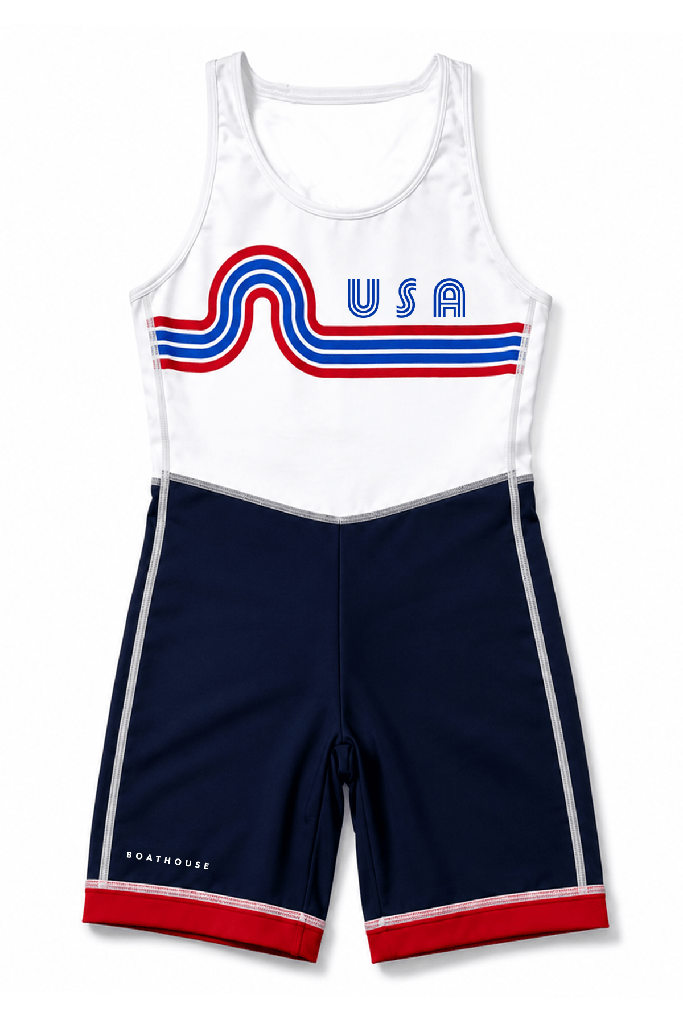 MEN'S RETRO USA JMS II UNISUIT — 1