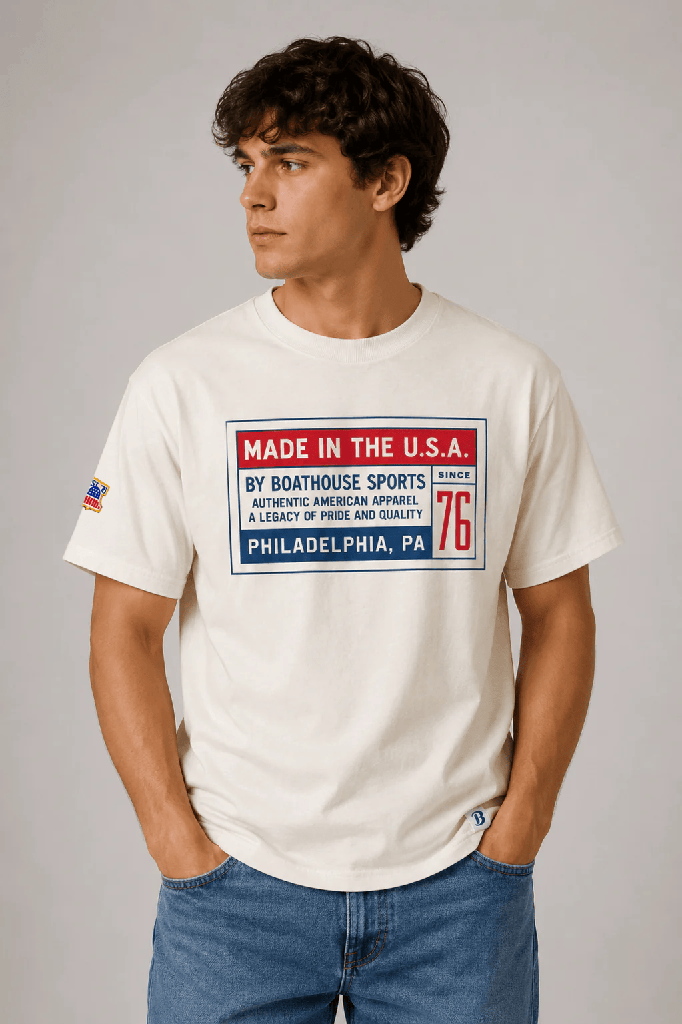 Boathouse USA Stamp Cotton Short Sleeve — 2