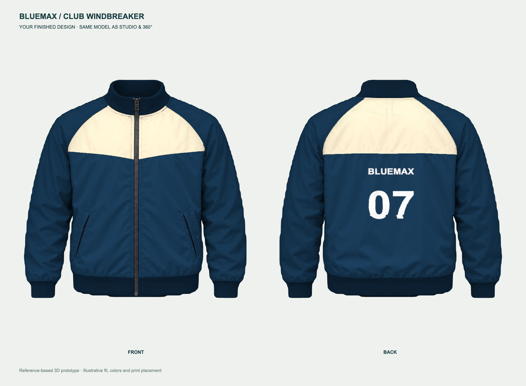 [BH-DEMO-2652] Victory Custom Team Jacket — 3D Demo